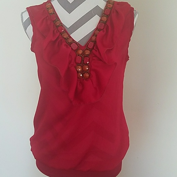 Embellished cami blouse - Picture 1 of 3